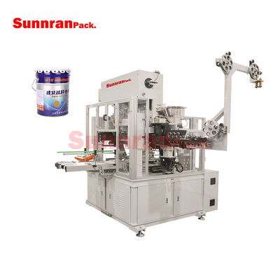 Vollautomatische Ohrenschweiß- und Drahtgriff-Kombinationsmaschine für Eimer mit einer Kapazität von 35 Dosen/min