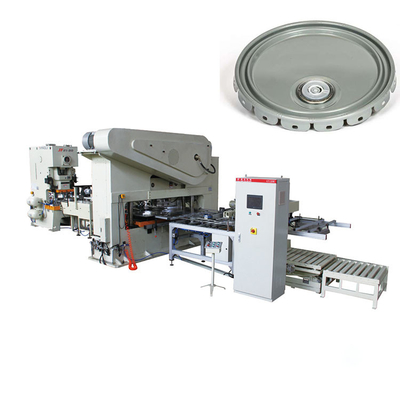 Zinnblech-Farben-Dosendeckel-Fertigungsstraße-automatischer Druck 120T